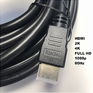 Cabo Hdmi 1.5 Metros 2.0 Ultra HD 4k Blindado Protecao RF