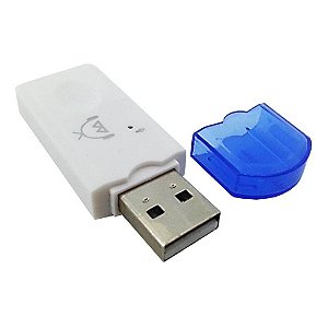 Pendrive Adaptador Receptor Via Bluetooth 2.1 Áudio USB