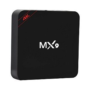 Conversor Smart Tv Box Mx9 4K Ultra Hd Wi-Fi Android