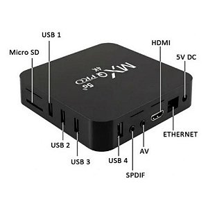 Tv Box Wifi 64 Gigas 4K Android