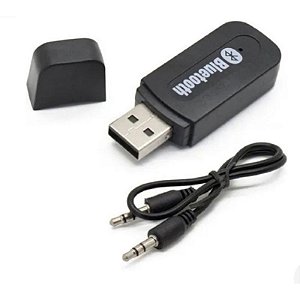 Receptor Bluetooth Áudio Stereo 2.1 Usb P2 Adaptador Para Músicas