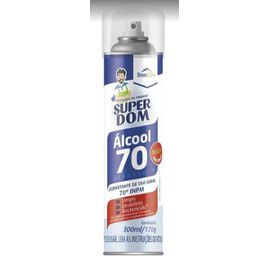 Álcool Spray 70 Super Dom 300ml