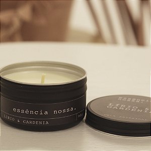 Vela Lata Lírio e Gardenia