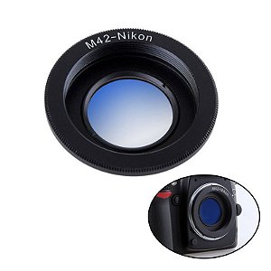 Anel Adaptador M42-Nikon com Foco no Infinito M42-AI