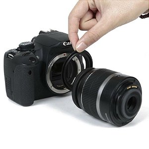 Anel Inversor Canon 52mm - Reversor para Fotografia Macro - Foto com Filme