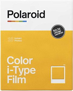 Filme Polaroid i-Type Original - 16 fotos - Para Onestep, Onestep 2, Plus, Now e Lab