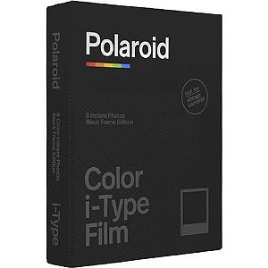 Filme Polaroid Originals i-Type Frame Preto - 8 fotos - Para Onestep, Onestep 2, Plus, Now e Lab