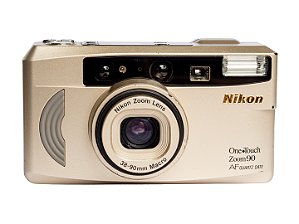 Câmera 35mm - Nikon One Touch Zoom 90 AF (9/10) + Bateria + Alça