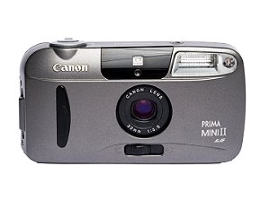 Câmera 35mm - Canon Prima Mini II  (9.8/10 New Old Stock) + Bateria + Caixa