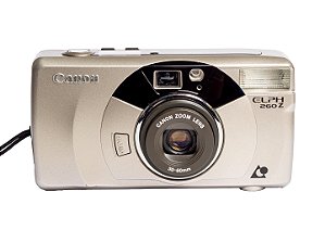 Câmera APS - Canon Elph 260Z (9.7/10) + Bateria + 1 Filme APS, Na Caixa