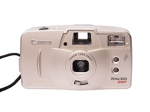 Câmera 35mm - Canon Prima Quick Super (9/10) + 2 Pilhas AA