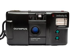 Câmera 35mm -  Olympus Infinity S (9.2/10) + 2 Pilhas
