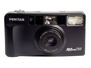 Câmera 35mm - Pentax IQZoom 735 (9/10) + Alça + Bateria