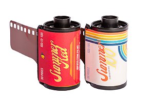 Kit 2 Filmes 35mm - Summer 100 + Summer Red - Novo