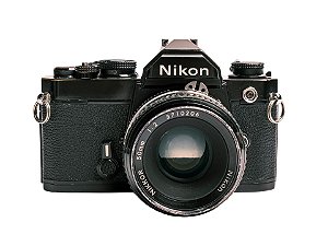 Câmera 35mm - Nikon FM (9/10) + Lente 50mm f/2 + Filmes