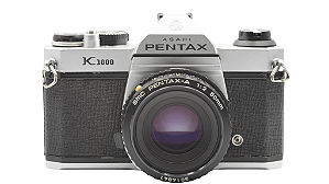 Câmera 35mm - Pentax K1000 + Lente 50mm f/2 + filme
