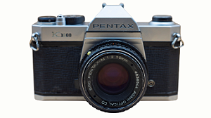 Câmera 35mm - Pentax K1000 + Lente 50mm f/2