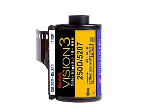 Filme 35mm - Kodak Vision3 250D/5207 - 12 Poses - ISO 200/250 - Novo