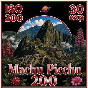 Filme 35mm - Machu Picchu - ISO 200 - 30 exp - Preto e Branco