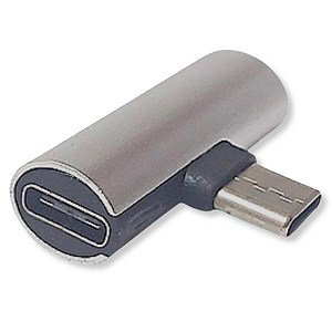 Mini adaptador USB C para USB C e P2