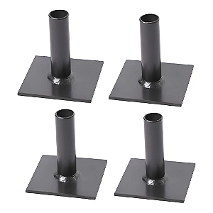 Sapata Fixa para Andaime em aço 10x10x12 Jogo c/4
