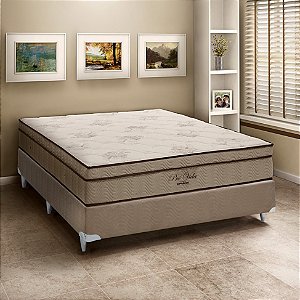 Conjunto cama box king size 193 cm + Colchão Ortobom Provida King size 193 cm
