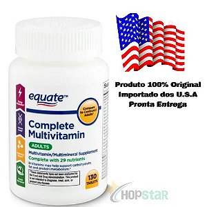 Equate Multivitamínico Adulto 130 Cáps- Eua