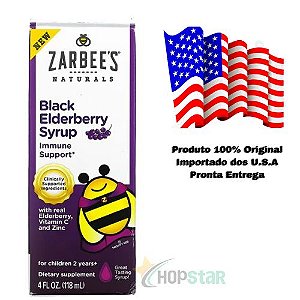 Zarbees Children's Imunológico Black Elderberry Syrup 118ml - Eua