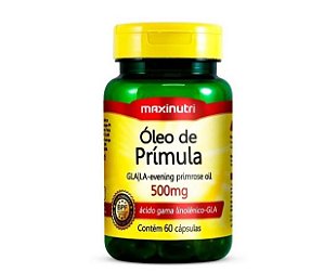 Óleo De Primula 60 Capsulas 500mg Maxinutri