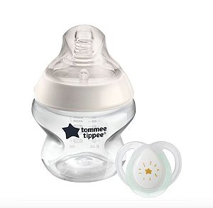 Conjunto de mamadeira e chupeta anti-cólica Tommee 150ml USA