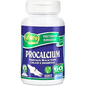 Procalcium - Cálcio e Magnésio - 60 cápsulas