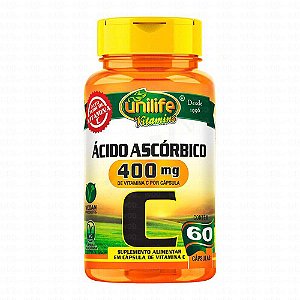 Vitamina C 400mg - 60 cáps