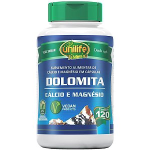 Dolomita - Cálcio e Magnésio - 120 cápsulas