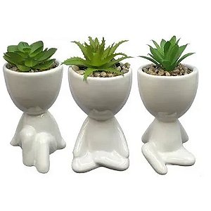 4 Vasinhos Para Suculentas Vasos Robert Plant Bob