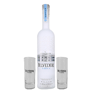 BELVEDERE PURE VODKA 700ML + BRINDE