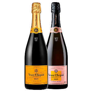 Veuve Clicquot Brut + Veuve Clicquot Brut Rosé