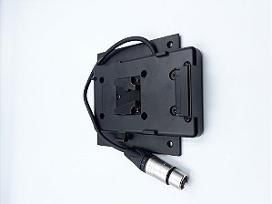 Plate V-mount com saida XLR