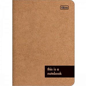 Caderno Grampeado Flexível Kraftwork This Is A Notebook 32 Folhas Tilibra