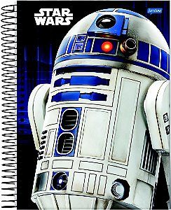 Caderno Star Wars Basic Universitário Capa Dura 10 Matérias 160 Folhas M2 Jandaia