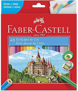 Ecolapis de Cor 48 Cores Faber-Castell