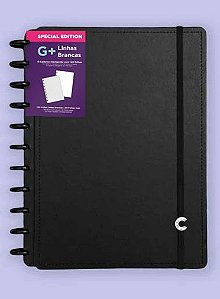 Caderno Inteligente Black G+ Linhas Brancas Special Edition