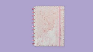 Caderno Inteligente Pink Marble Dream Grande