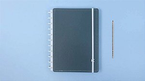 Caderno Inteligente Grey Cinza Grande