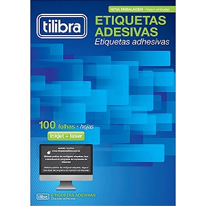 Etiqueta Adesiva Inkjet/Laser Carta 25,4mmx66,7mm Tb6180 3000 Unidades Tilibra