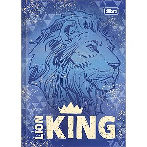 Caderno Rei Leão King 80F Brochura Pequeno 1/4 Tilibra