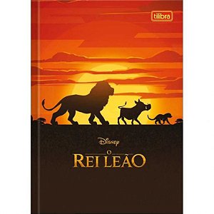 Caderno Rei Leão Sol 80F Brochura Pequeno 1/4 Tilibra
