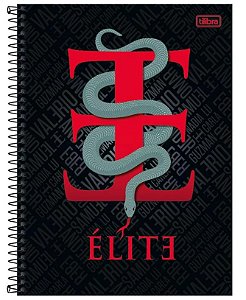 Caderno Elite Cobra Espiral Grande Universitário 1 Matéria 80F Tilibra