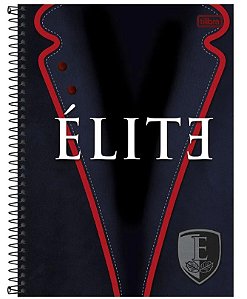Caderno Elite Uniforme Espiral Grande Universitário 1 Matéria 80F Tilibra
