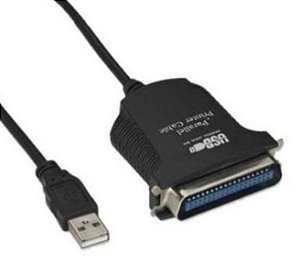 Cabo Adaptador USB p/ Impressora Paralela 36 Pinos MBtech