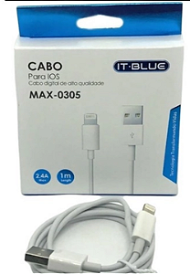 Cabo USB Para IOS IT-BLUE MAX-0305 Branco